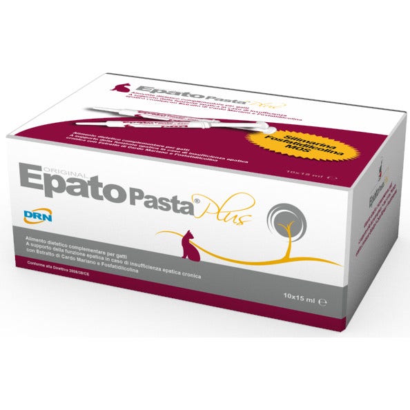 Drn Epato Plus Pasta Mangime Complementare Gatto 10 Siringhe 15ml