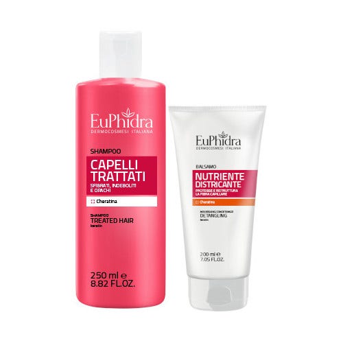 EuPhidra Shampoo Capelli Trattati 250ml + Balsamo Nutriente Districante 200ml