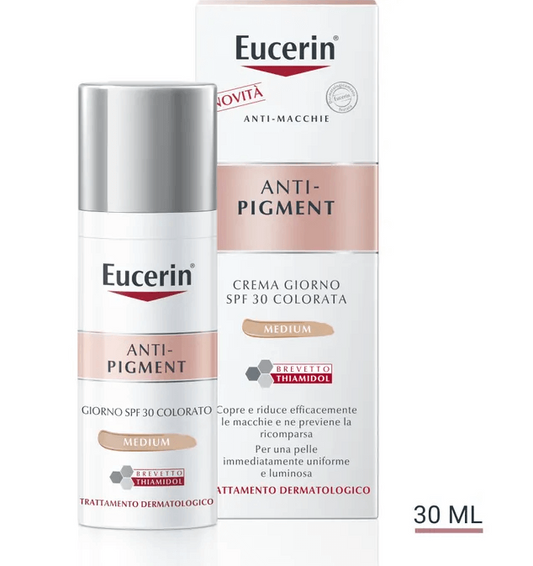 Eucerin Anti-Pigment Crema Giorno SPF 30 Colorata Medium 30ml