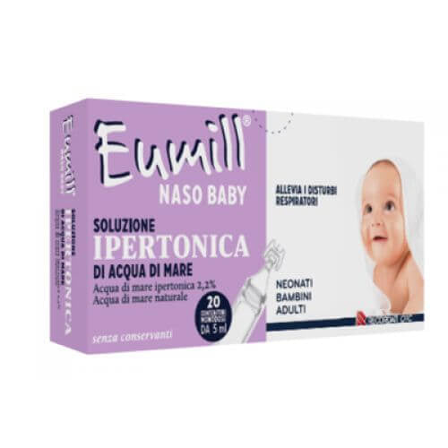 Eumill Naso Baby Soluzione Ipertonica 20 flaconcini da 5ml