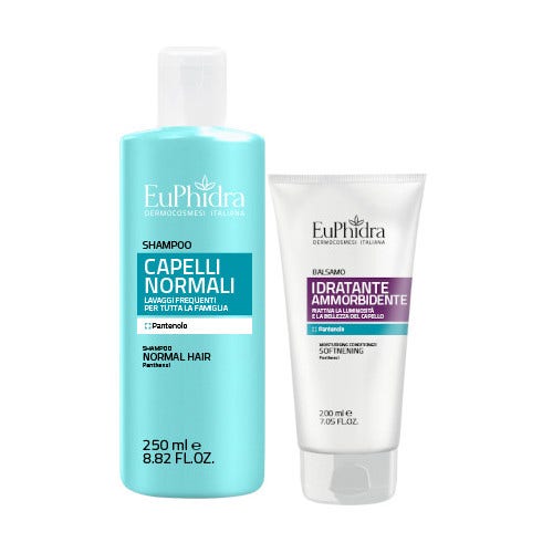 EuPhidra Shampoo Capelli Sottili 250ml + Balsamo Idratante Ammorbidente 200ml