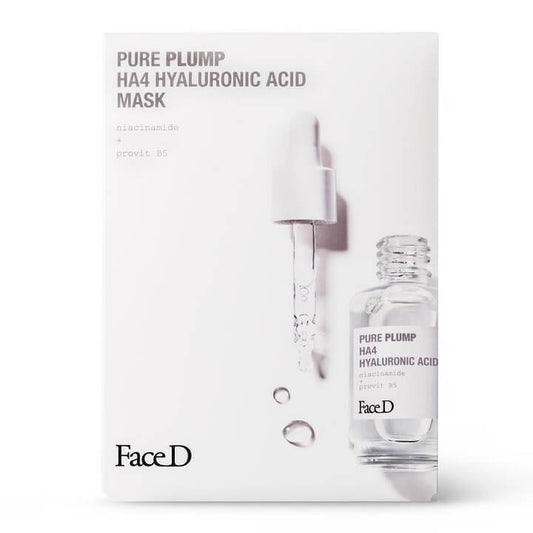 FaceD Maschera Viso Pure Plump HA4 Acido Ialuronico Monodose