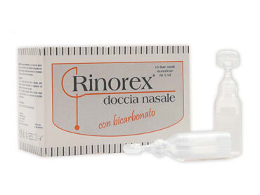 Rinorex Doccia Nasale con Bicarbonato 15 fiale da 5ml