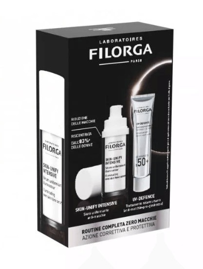 Filorga Cofanetto Zero Macchie Skin Unify Intensive Siero 30ml + UV-Defence SPF50+ 40ml