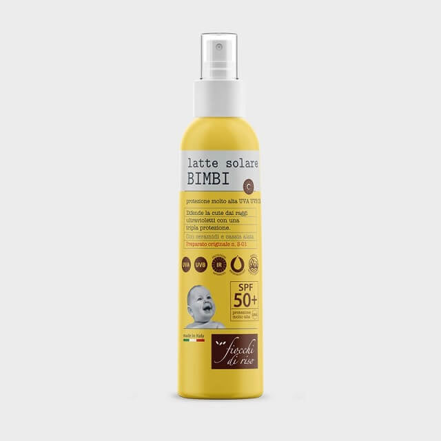 Fiocchi di Riso Latte Solare Bimbi SPF50+ Spray 140ml