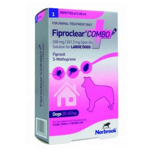 Fiproclear Combo Cani Di Taglia Grande 268mg/241,2mg