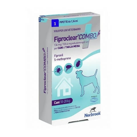 Fiproclear Combo Cani Di Taglia Media 134mg/120,6mg