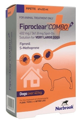 Fiproclear Combo Cani Di Taglia Molto Grande 402mg/361,8mg