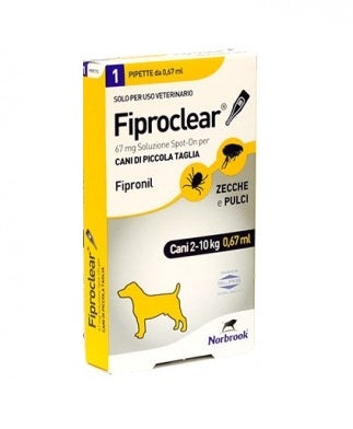 Fiproclear Combo Cani Di Taglia Piccola 67mg/60,3mg