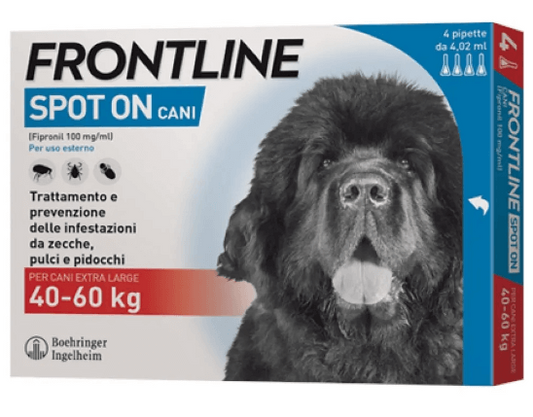 Frontline Spot On Cani 40-60 kg 4 pipette