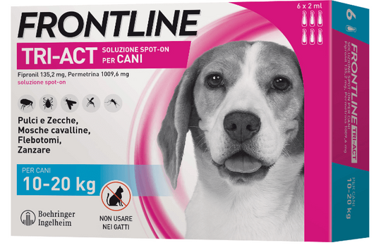 Frontline Tri-Act Cani 10-20 kg 6 pipette