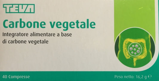 Teva Carbone Vegetale 40 compresse