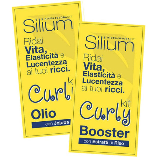 Trattamento Rivitalizzante Capelli Ricci Silium Kit 2x12ml