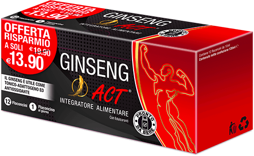 Ginseng Act 12 flaconcini da 10ml