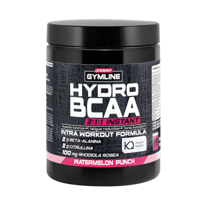 Gymline Muscle Hydro BCAA 2:1:1 Instant Watermelon Punch 335g