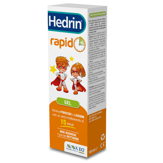 Hedrin Rapido Gel Elimina Pidocchi e Lendini 100ml