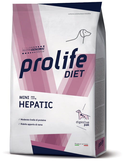 Prolife Dog Diet Hepatic Cibo Umido Per Cani Adulti Taglia Mini Sacco 1,5kg