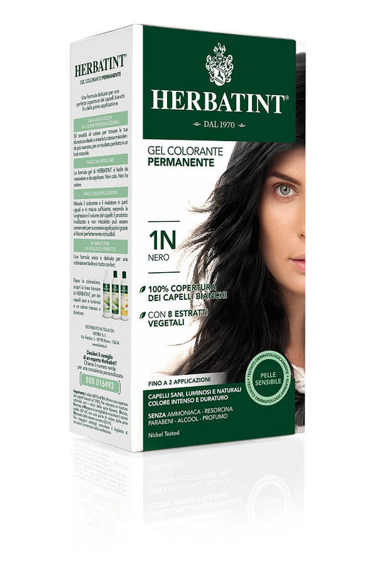 Herbatint 1N Nero Gel Colorante Permanente 150ml