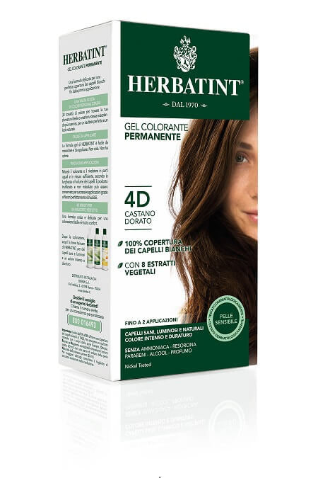 Herbatint 4D Castano Dorato Gel Colorante Permanente 150ml