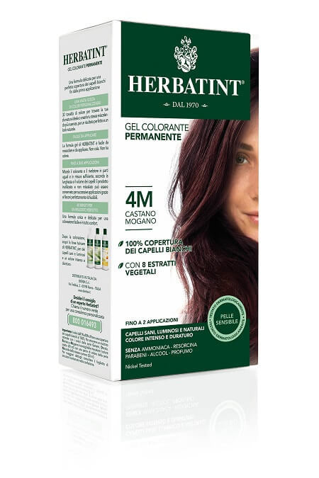 Herbatint 4M Castano Mogano Gel Colorante Permanente 150ml