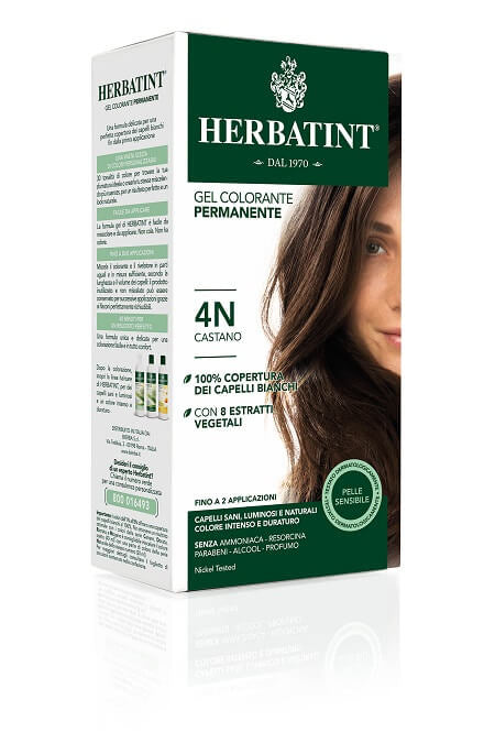 Herbatint 4N Castano Gel Colorante Permanente 150ml