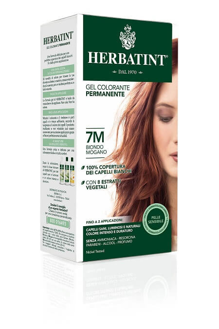 Herbatint 7M Biondo Mogano Gel Colorante Permanente 150ml