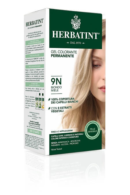 Herbatint 9N Biondo Miele Gel Colorante Permanente 150ml