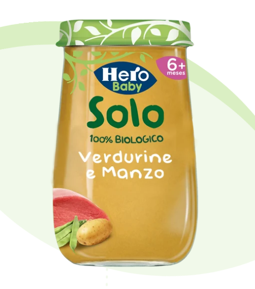 Hero Solo Omogeneizzato Verdure con Manzo Bio 190gr