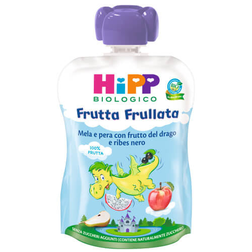 Hipp Bio Frutta Frullata Frutto del Drago e Ribes Nero 90g