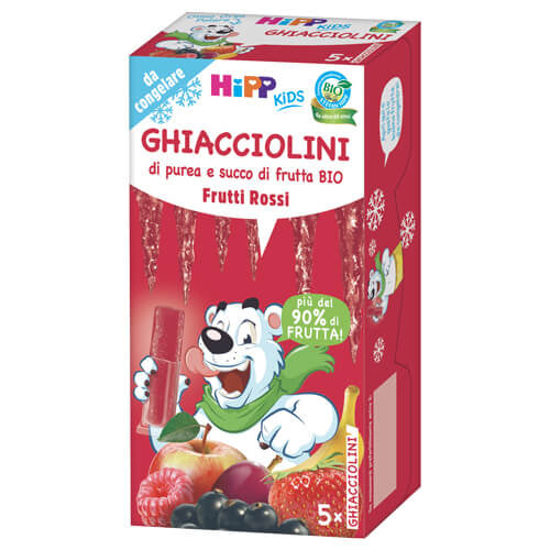 Hipp Bio Ghiacciolini Frutti Rossi 5x30g