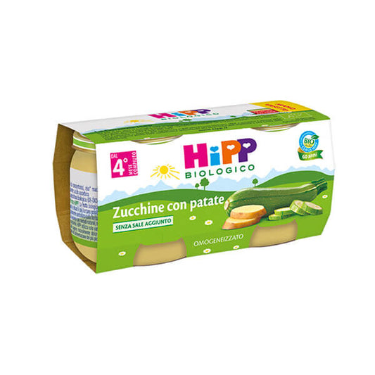 Hipp Bio Omogeneizzato Zucchine e Patate 2x80