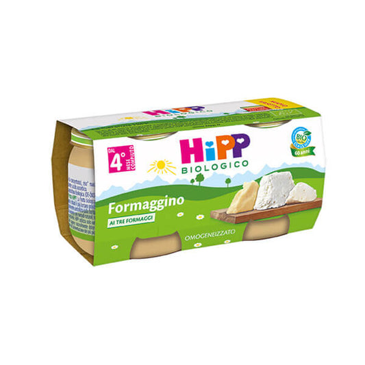 Hipp Biologico Omogeneizzato ai Tre Formaggi 2x80gr.