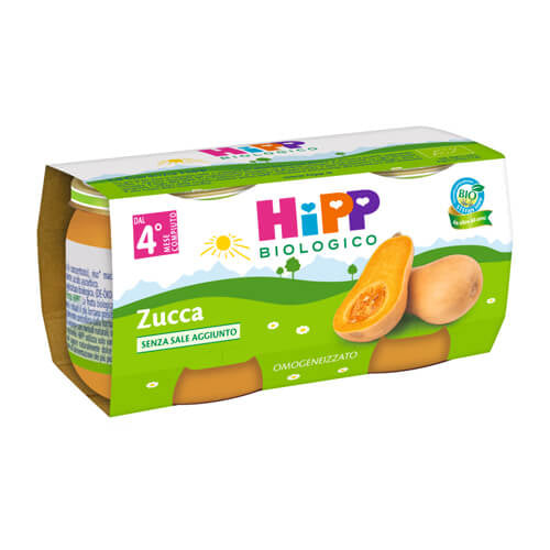 Hipp Bio Omogeneizzato Zucca 2x80g