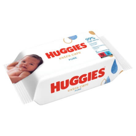 Huggies Salviette Extra Care Pure 56 pezzi