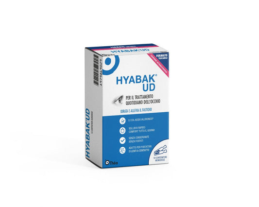 Hyabak UD Soluzione Oftalmica Occhi Secchi 10 Flaconcini Monodose