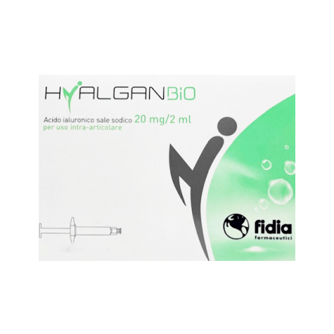 HyalganBio Siringa Intra-Articolare Acido Ialuronico 20 mg 2 ml