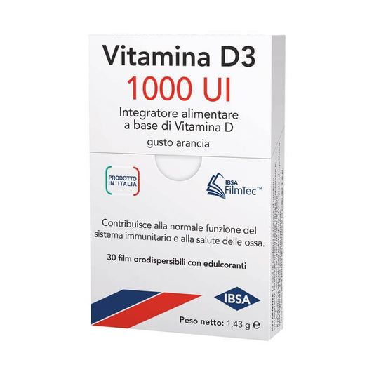 Ibsa Vitamina D3 1000 UI 30 film orodispersibili