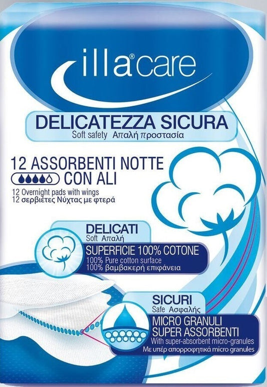 Illa Care Assorbenti Notte 12 Pezzi