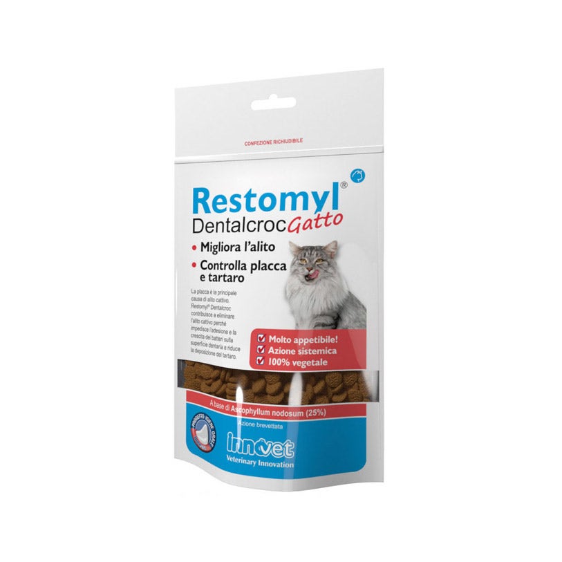 Restomyl Dentalcroc Supporto Nutrizionale Gatto 60g