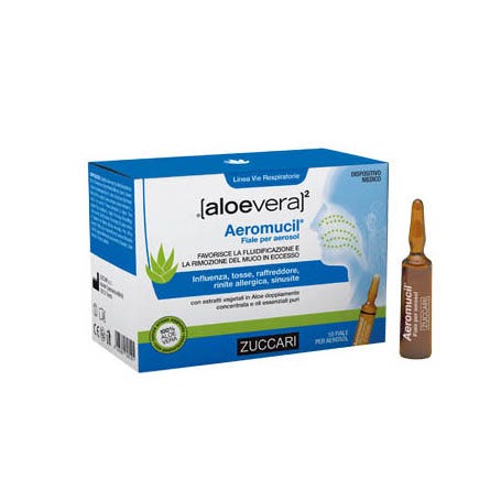 Zuccari Aloevera2 Aeromucil 10 Fiale 5ml