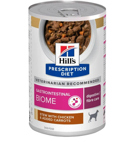 Hill's Prescription Diet Gastrointestinal Biome Cane Umido Lattina Pollo E Verdure 354gr