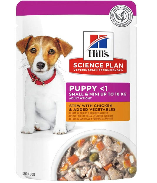 Hill's Science Plan Puppy Small And Mini Al Pollo In Spezzatino Bustina 80gr