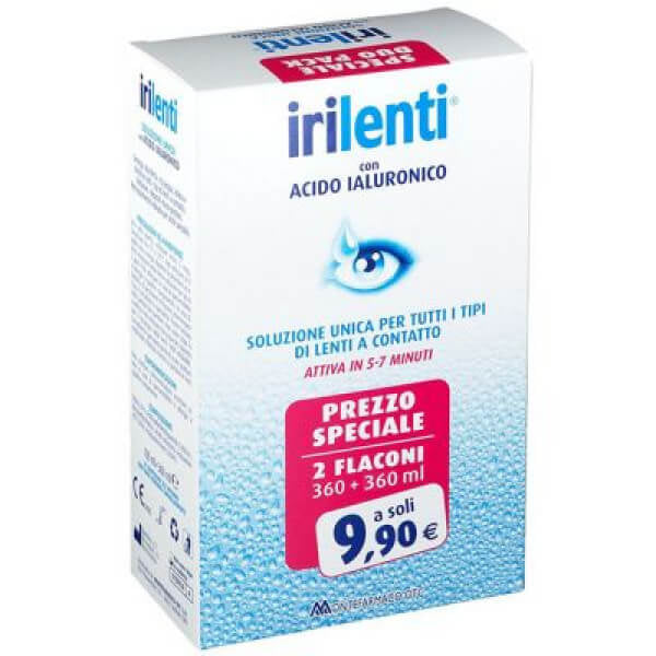 Irilenti Duo Pack Soluzione Isotonica 2 Flacone 360ml + 360ml