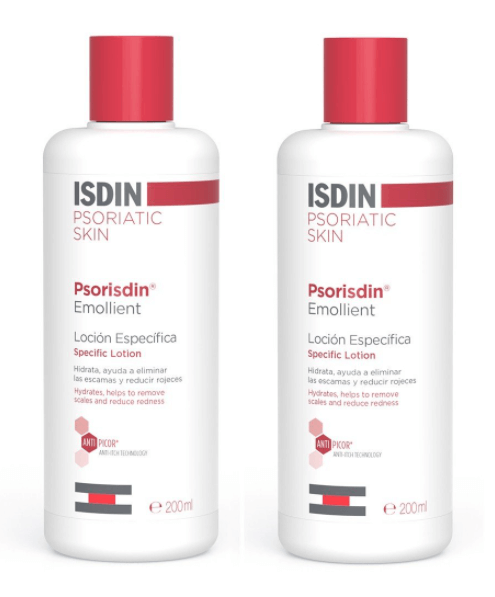 Isdin Psorisdin Emolliente Lozione Specifica Pacco Doppio 2x200ml