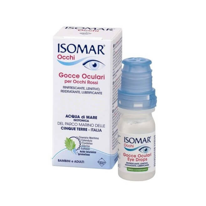 Isomar Gocce Oculari per Occhi Rossi Multidose 10ml