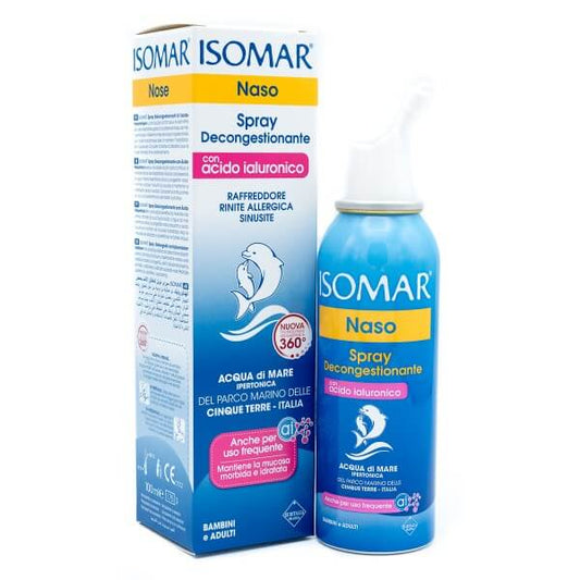 Isomar Spray Decongestionante Con Acido Ialuronico 100ml