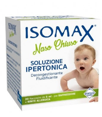 Isomax Naso Chiuso Soluzione ipertonica 3% 20 flaconcini da 5ml