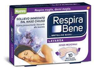 Respirabene Cerottini Nasali Lavanda 10 pezzi