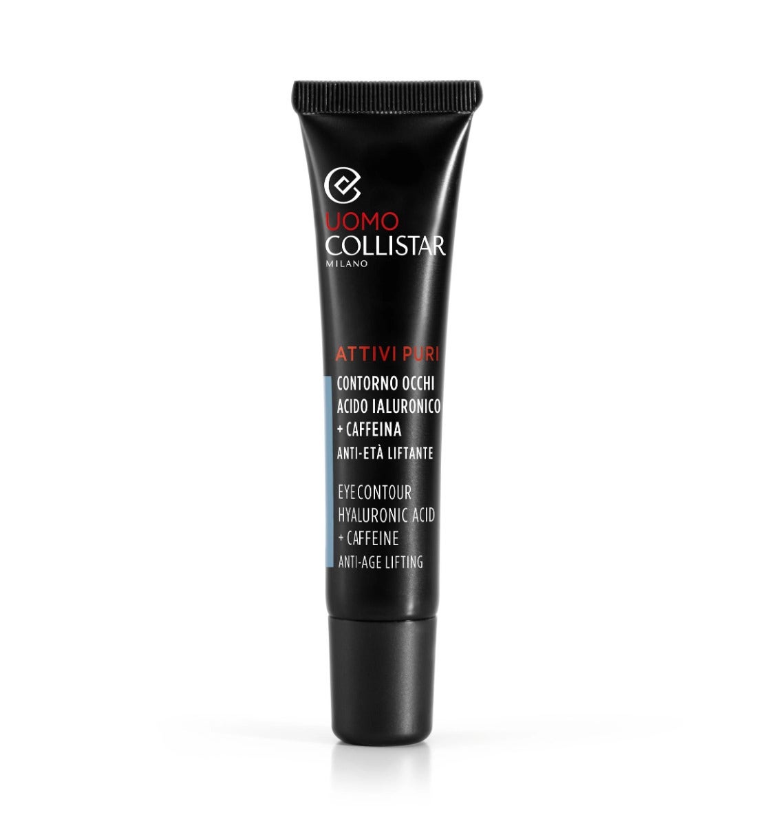 Collistar Uomo Attivi Puri Contorno Occhi Acido Ialuronico+Caffeina Anti-Età Liftante 15ml