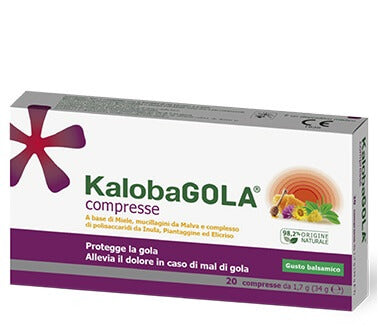 Kaloba Gola Gusto Balsamico 20 compresse